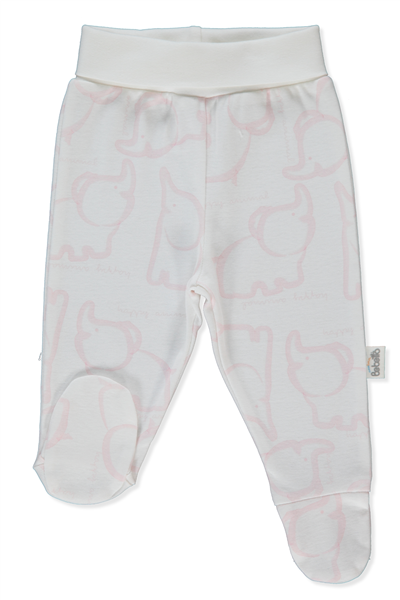 RİBANA PATİKLİ PANTOLON (HAPPY ANIMAL) PEMBE
