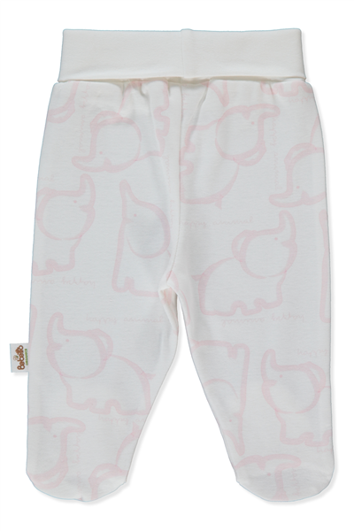 RİBANA PATİKLİ PANTOLON (HAPPY ANIMAL) PEMBE