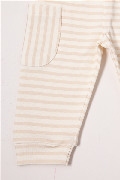 RİBANA PATİKSİZ PANTOLON (HAPPY ANIMAL) BEJ