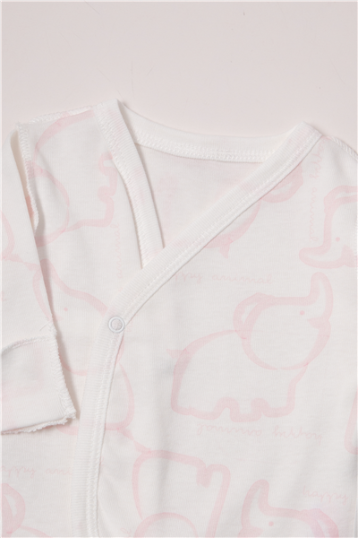 RİBANA PREMATURE ZIBIN SET 5Lİ (HAPPY ANIMAL) PEMBE