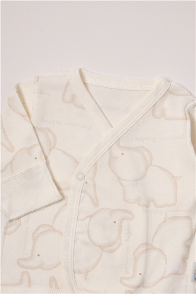 RİBANA PREMATURE ZIBIN SET 5Lİ (HAPPY ANIMAL) BEJ
