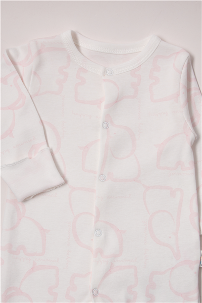 RİBANA TULUM SET 3LÜ (HAPPY ANIMAL) PEMBE