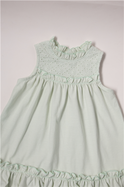 SÜPREM ELBİSE (LOVELY FLOWERS) MİNT