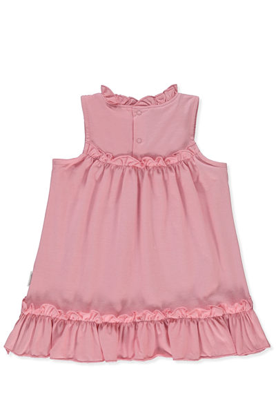 SÜPREM ELBİSE (LOVELY FLOWERS) PEMBE