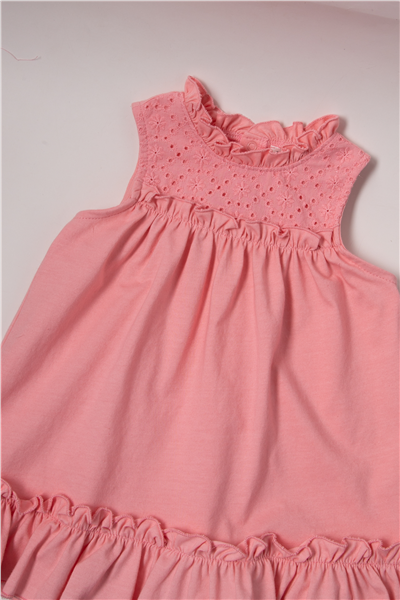 SÜPREM ELBİSE (LOVELY FLOWERS) PEMBE