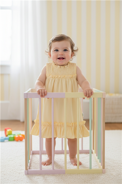 SÜPREM ELBİSE (LOVELY FLOWERS) SARI