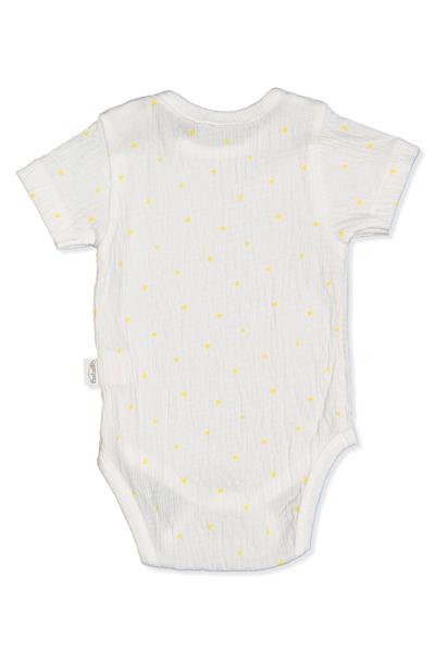 SÜPREM KISA KOLLU BODY AY (MINI HEART) SARI