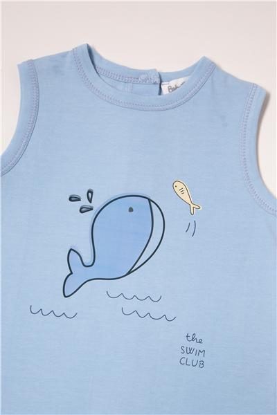 SÜPREM PATİKSİZ TULUM (HAPPY FISH) MAVİ