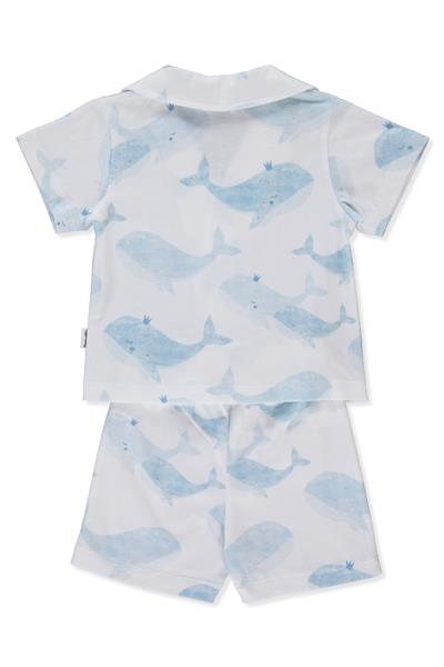 SÜPREM PİJAMA TAKIMI 2Lİ (SWEET PYJAMAS/25-WHALES) MAVİ