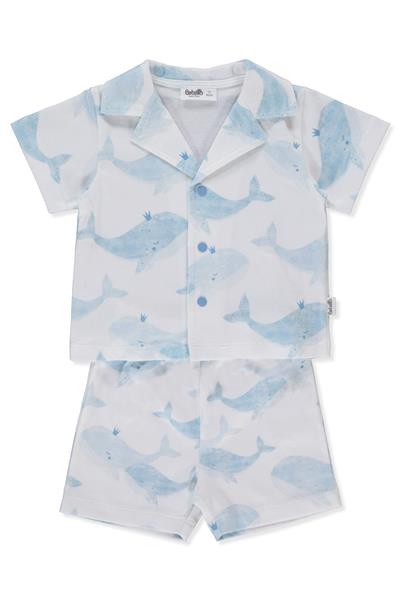 SÜPREM PİJAMA TAKIMI 2Lİ (SWEET PYJAMAS/25-WHALES) MAVİ