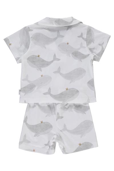 SÜPREM PİJAMA TAKIMI 2Lİ (SWEET PYJAMAS/25-WHALES) GRİ