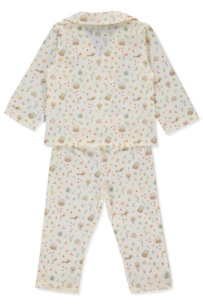 SÜPREM PİJAMA TAKIMI 2Lİ (SWEET PYJAMAS/25-CUTE DUCK) EKRU