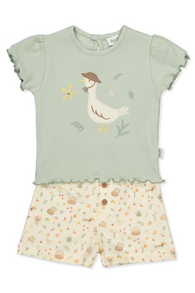 SÜPREM ŞORT 2Lİ TAKIM (CUTE DUCK) MİNT