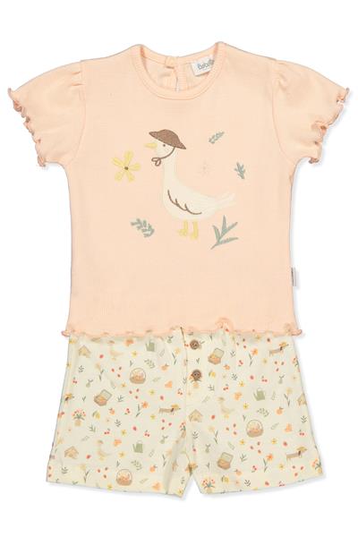 SÜPREM ŞORT 2Lİ TAKIM (CUTE DUCK) SOMON