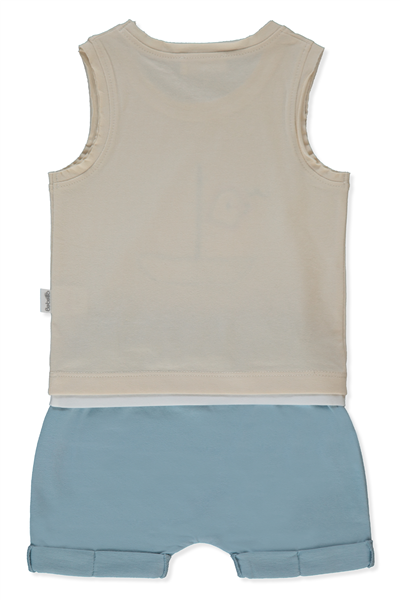 SÜPREM ŞORT 2Lİ TAKIM (FRIENDSHIP) BEJ