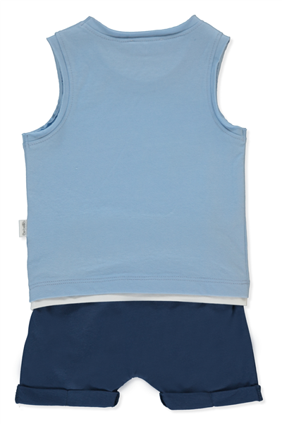 SÜPREM ŞORT 2Lİ TAKIM (FRIENDSHIP) MAVİ