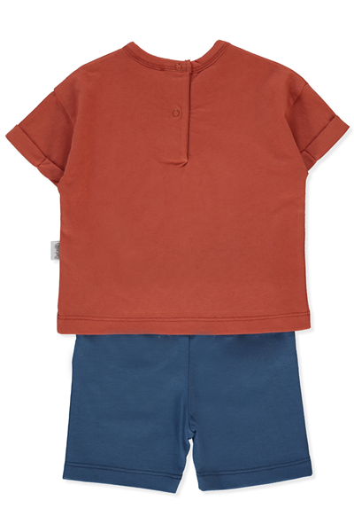 SÜPREM ŞORT 2Lİ TAKIM (HAPPY FISH) İNDİGO