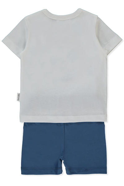 SÜPREM ŞORT 2Lİ TAKIM (HAPPY FISH) İNDİGO