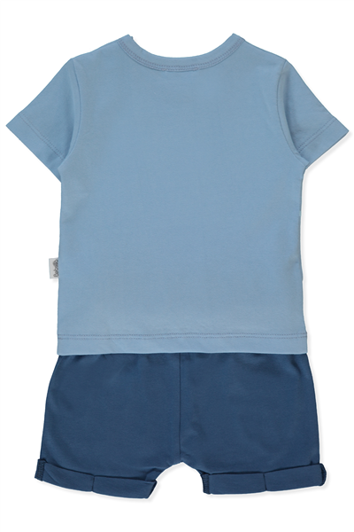 SÜPREM ŞORT 2Lİ TAKIM (HAPPY FISH) İNDİGO