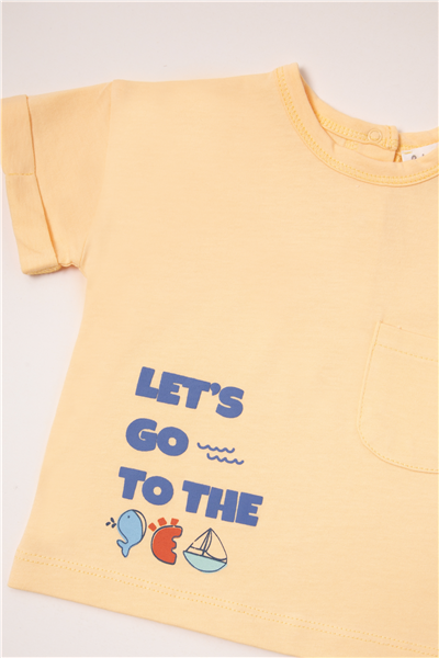 SÜPREM ŞORT 2Lİ TAKIM (HAPPY FISH) MAVİ