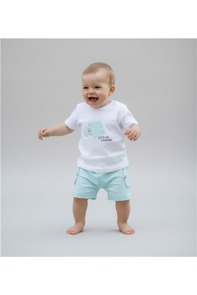 SÜPREM ŞORT 2Lİ TAKIM (HELLO) MİNT