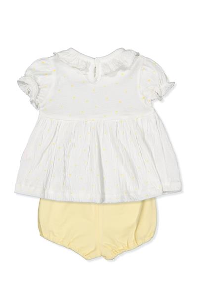 SÜPREM ŞORT 2Lİ TAKIM (MINI HEART) SARI