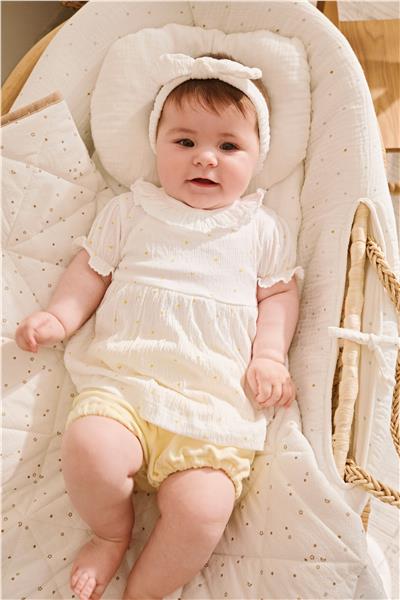SÜPREM ŞORT 2Lİ TAKIM (MINI HEART) SARI
