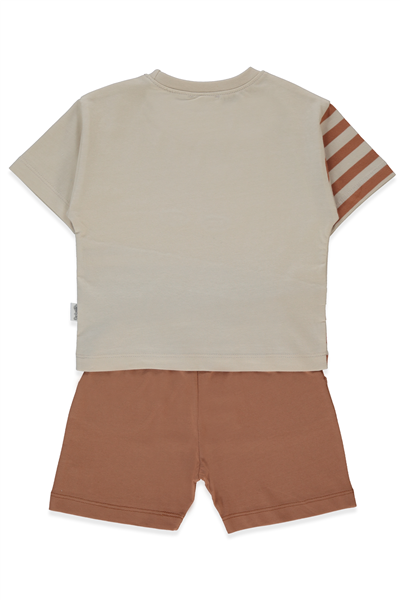 SÜPREM ŞORT 2Lİ TAKIM (NEW ROUTE) BEJ