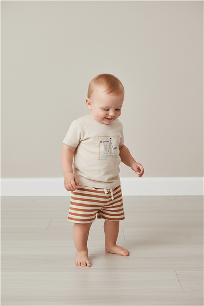 SÜPREM ŞORT 2Lİ TAKIM (NEW ROUTE) BEJ