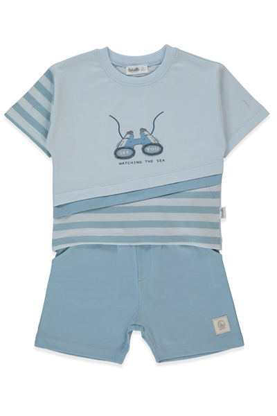 SÜPREM ŞORT 2Lİ TAKIM (NEW ROUTE) MAVİ