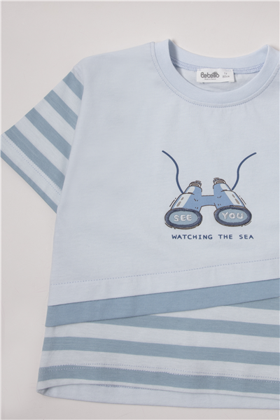 SÜPREM ŞORT 2Lİ TAKIM (NEW ROUTE) MAVİ