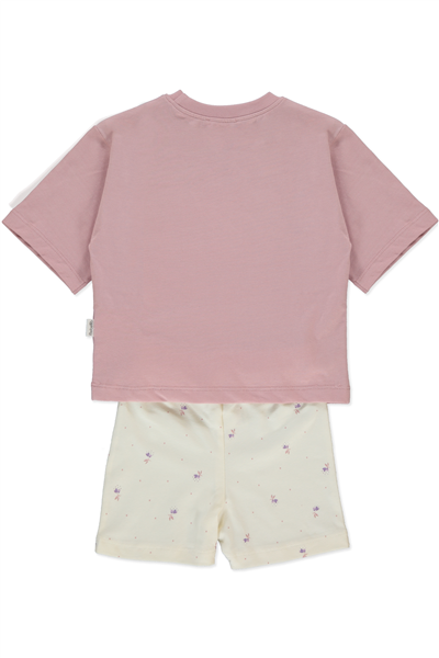 SÜPREM ŞORTLU PİJAMA TAKIMI 2Lİ (SWEET PYJAMAS/26) GÜL KURUSU