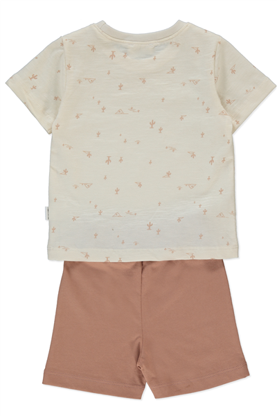 SÜPREM ŞORTLU PİJAMA TAKIMI 2Lİ (SWEET PYJAMAS/26) KAHVERENGİ