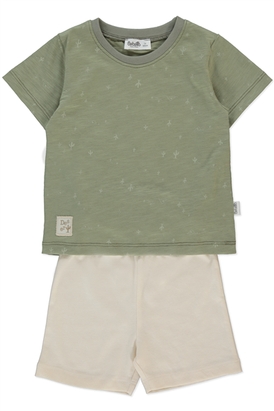 SÜPREM ŞORTLU PİJAMA TAKIMI 2Lİ (SWEET PYJAMAS/26) BEJ