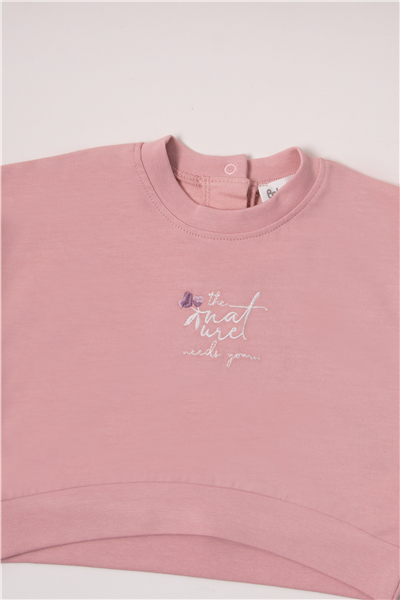 SÜPREM SWEAT 2Lİ TAKIM (BLOSSOM) GÜL KURUSU