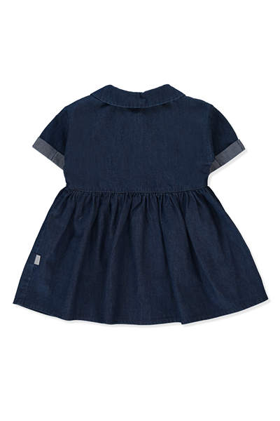 TENCEL ELBİSE (FLOWER GIRL) LACİVERT