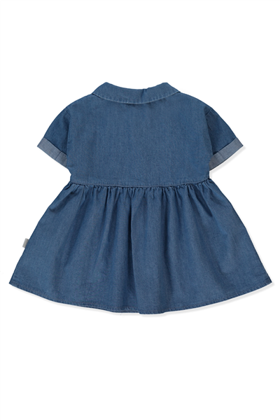 TENCEL ELBİSE (FLOWER GIRL) MAVİ