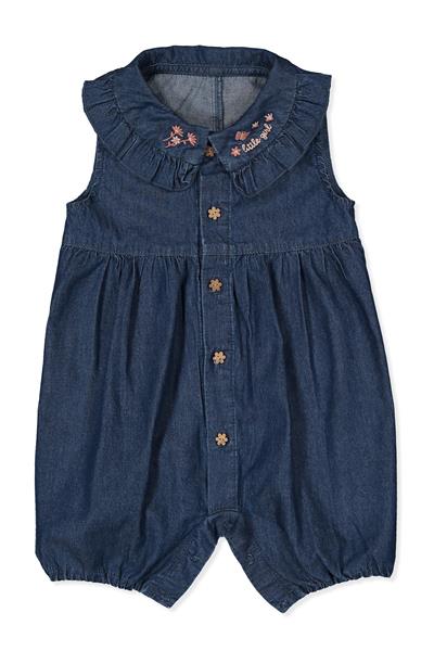 TENCEL GOLF TULUM (TINY FLOWERS) LACİVERT
