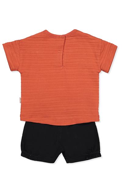 TENCEL ŞORT 2Lİ TAKIM (BOBBY AND ME) KİREMİT