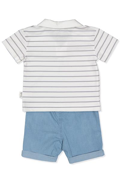 TENCEL ŞORT 2Lİ TAKIM (FREE SPIRIT) MAVİ