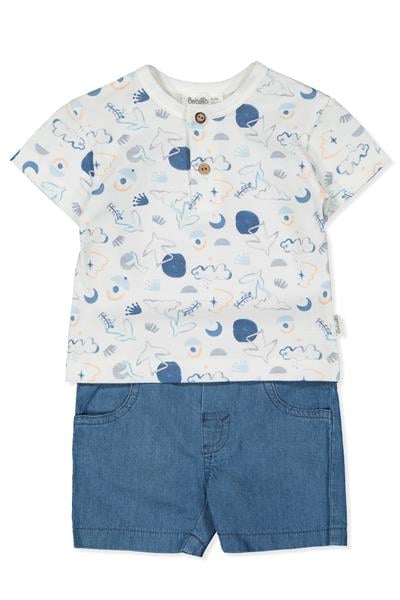 TENCEL ŞORT 2Lİ TAKIM (OUTSIDE THE WORLD) LACİVERT
