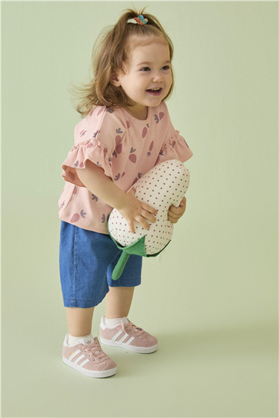 TENCEL ŞORT 2Lİ TAKIM (STRAWBERRY) PEMBE