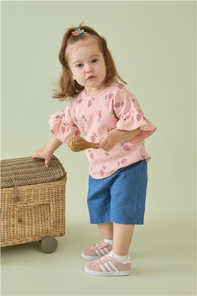 TENCEL ŞORT 2Lİ TAKIM (STRAWBERRY) PEMBE