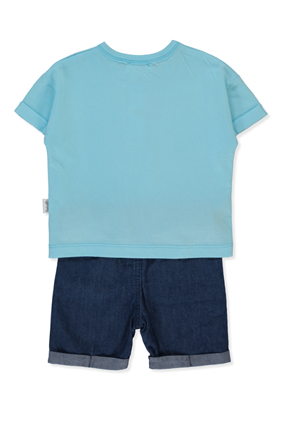 TENCEL ŞORT 2Lİ TAKIM (WAVE POWER) LACİVERT