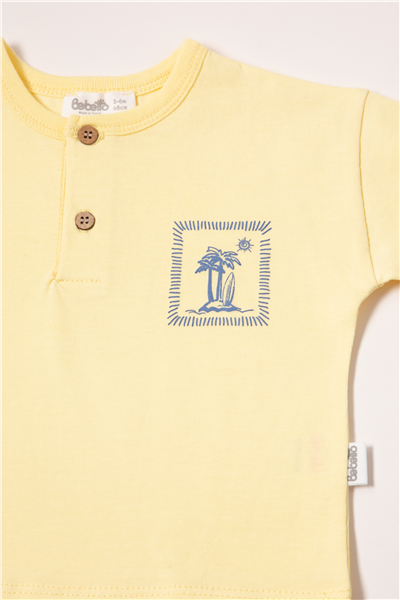 TENCEL ŞORT 2Lİ TAKIM (WAVE POWER) MAVİ