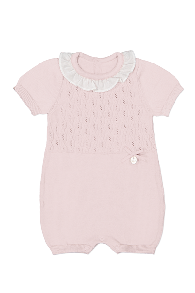 TRİKO GOLF TULUM (BURGU DESEN) PEMBE