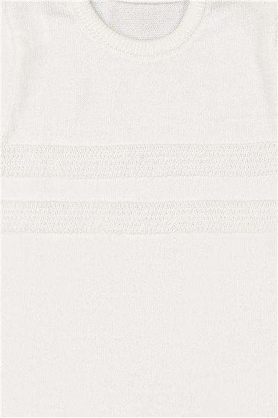 TRİKO GOLF TULUM (ÇİZGİ DESEN) EKRU