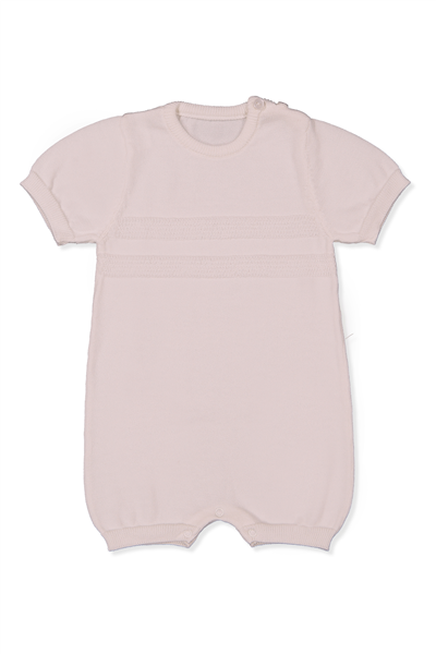 TRİKO GOLF TULUM (ÇİZGİ DESEN) PEMBE