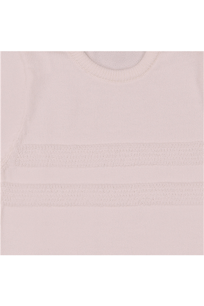 TRİKO GOLF TULUM (ÇİZGİ DESEN) PEMBE