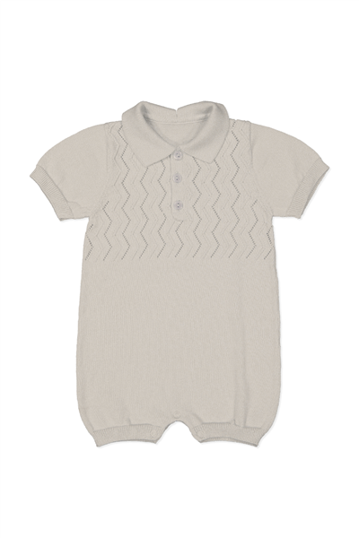 TRİKO GOLF TULUM (ZİKZAK DESEN) EKRU